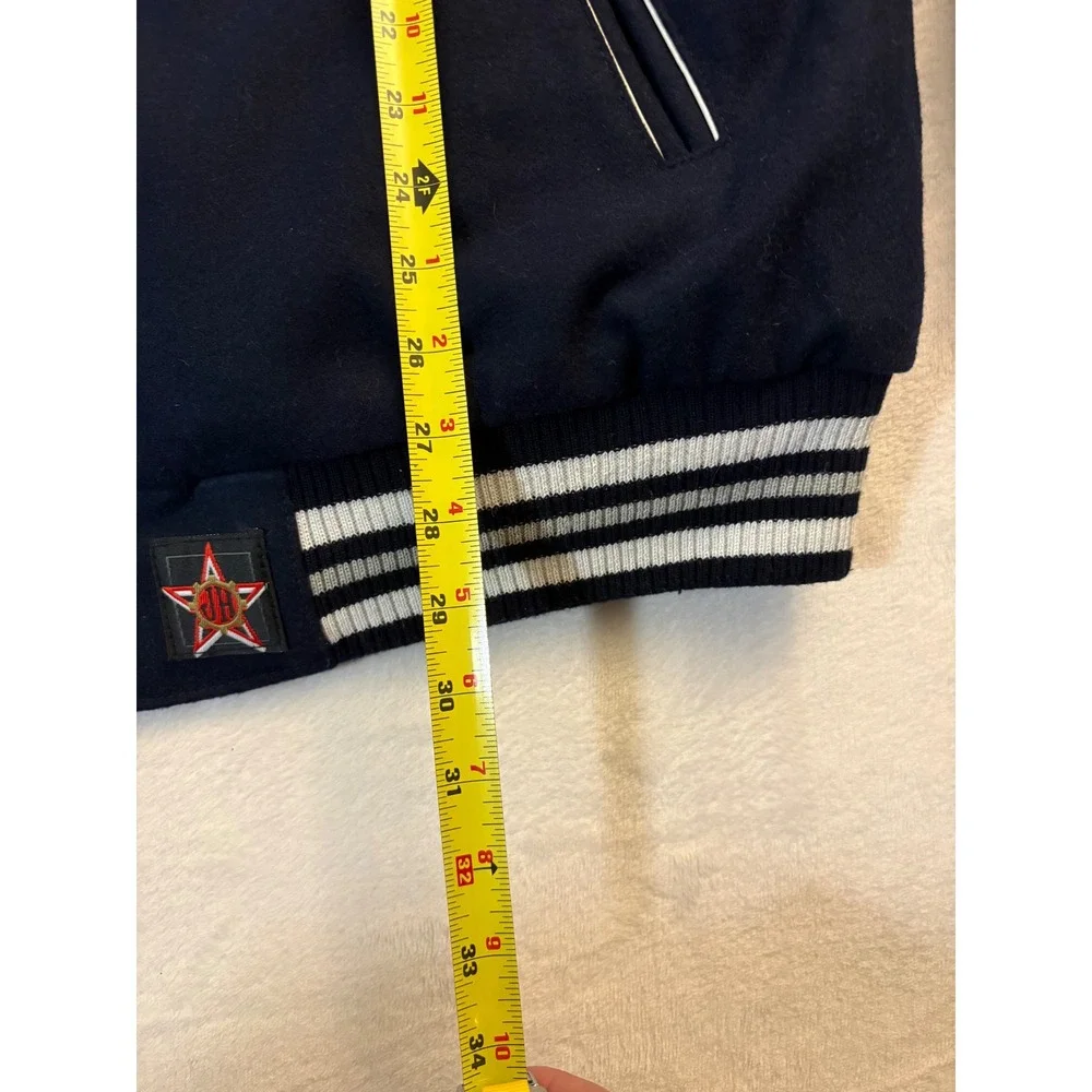 JH Design New York Yankees Reversible Varsity Jacket Navy Mens 3XL Bomber MLB